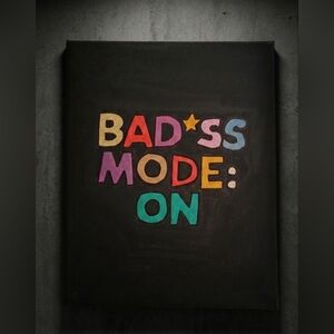 Original A.R. Melton Signed Bad*ss Mode: On 8x10" Canvas Art 2026